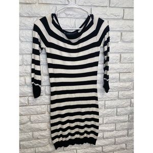 French Connection Striped Sweater Dress Size 2